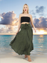 Handmade Rayon Boho Hippie Two In One Skirt Dress