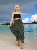 Handmade Rayon Boho Hippie Two In One Skirt Dress