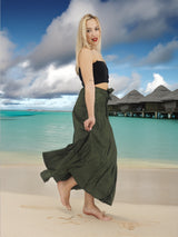 Handmade Rayon Boho Hippie Two In One Skirt Dress