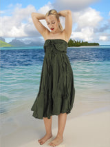 Handmade Rayon Boho Hippie Two In One Skirt Dress