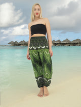 Unisex Harem Yoga Hippie Boho Pants Green