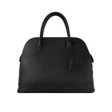 Large Black Leather Handbag