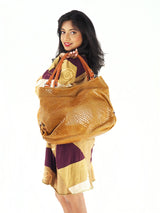 Medium Brown Leather Handbag