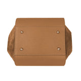 Tan Leather Large Handbag