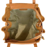 Tan Leather Large Handbag