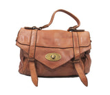 Brown Super Soft Calf Leather Handbag