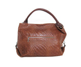 Medium Brown Leather Handbag