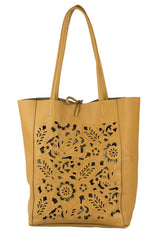 Tan Genuine Leather Handbag