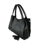 Large Black Leather Handbag