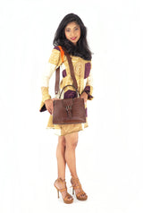 Brown Leather Handbag