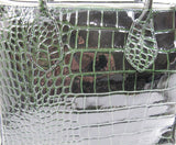 Dark Green Leather Handbag