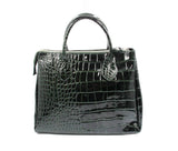 Dark Green Leather Handbag