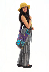 Handmade Crochet Boho Hippie Hemp Cotton Sun Hat