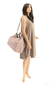 Light Pink Leather Handbag