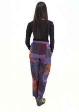 Handmade Casual Boho Cotton Patch Work Pants Size S-M-L-XL-XXL