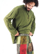 Handmade Casual Boho Cotton Patch Work Pants Size S-M-L-XL