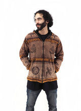Handmade Casual Boho Cotton Unisex Men's Jackets Hoodies Size S-M-L-XL-XXL