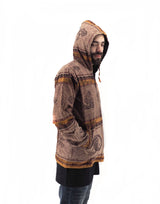 Handmade Casual Boho Cotton Unisex Men's Jackets Hoodies Size S-M-L-XL-XXL