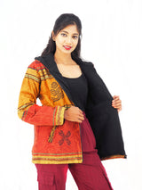 Handmade Casual Boho Cotton Unisex Men's Jackets Hoodies Size S-M-L-XL-XXL