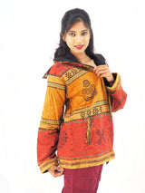 Handmade Casual Boho Cotton Unisex Men's Jackets Hoodies Size S-M-L-XL-XXL