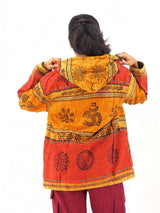 Handmade Casual Boho Cotton Unisex Men's Jackets Hoodies Size S-M-L-XL-XXL