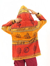 Handmade Casual Boho Cotton Unisex Men's Jackets Hoodies Size S-M-L-XL-XXL