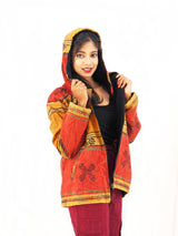 Handmade Casual Boho Cotton Unisex Men's Jackets Hoodies Size S-M-L-XL-XXL