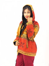 Handmade Casual Boho Cotton Unisex Men's Jackets Hoodies Size S-M-L-XL-XXL