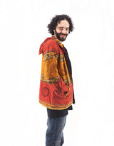 Handmade Casual Boho Cotton Unisex Men's Jackets Hoodies Size S-M-L-XL-XXL