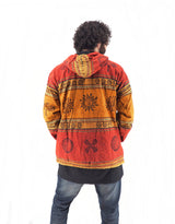 Handmade Casual Boho Cotton Unisex Men's Jackets Hoodies Size S-M-L-XL-XXL
