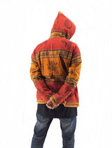 Handmade Casual Boho Cotton Unisex Men's Jackets Hoodies Size S-M-L-XL-XXL