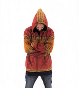 Handmade Casual Boho Cotton Unisex Men's Jackets Hoodies Size S-M-L-XL-XXL