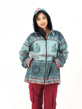 Handmade Casual Boho Cotton Unisex Men's Jackets Hoodies Size S-M-L-XL-XXL