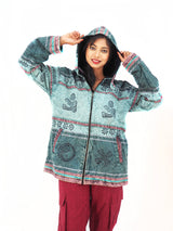 Handmade Casual Boho Cotton Unisex Men's Jackets Hoodies Size S-M-L-XL-XXL