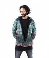 Handmade Casual Boho Cotton Unisex Men's Jackets Hoodies Size S-M-L-XL-XXL