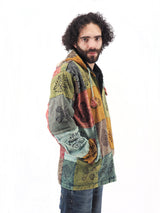 Handmade Casual Boho Cotton Unisex Men's Jackets Hoodies Size S-M-L-XL-XXL