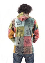 Handmade Casual Boho Cotton Unisex Men's Jackets Hoodies Size S-M-L-XL-XXL