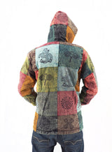 Handmade Casual Boho Cotton Unisex Men's Jackets Hoodies Size S-M-L-XL-XXL