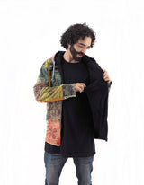 Handmade Casual Boho Cotton Unisex Men's Jackets Hoodies Size S-M-L-XL-XXL