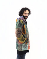 Handmade Casual Boho Cotton Unisex Men's Jackets Hoodies Size S-M-L-XL-XXL