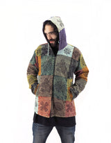 Handmade Casual Boho Cotton Unisex Men's Jackets Hoodies Size S-M-L-XL-XXL