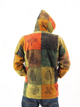 Handmade Casual Boho Cotton Unisex Men's Jackets Hoodies Size S-M-L-XL-XXL