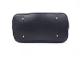 Midnight Navy Leather Handbag