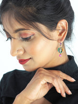 Rare Signed ADAYA Maya Rayten Micro Mosaic Earrings