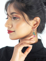 Rare Signed ADAYA Maya Rayten Micro Mosaic Earrings