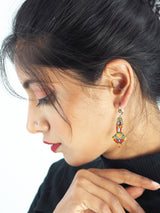 Rare Signed ADAYA Maya Rayten Micro Mosaic Earrings