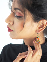 Rare Signed ADAYA Maya Rayten Micro Mosaic Earrings