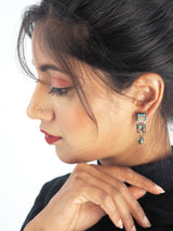 Rare Signed ADAYA Maya Rayten Micro Mosaic Earrings