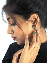 Rare Signed ADAYA Maya Rayten Micro Mosaic Earrings