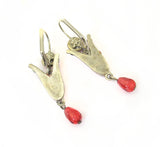 Rare Signed ADAYA Maya Rayten Micro Mosaic Earrings